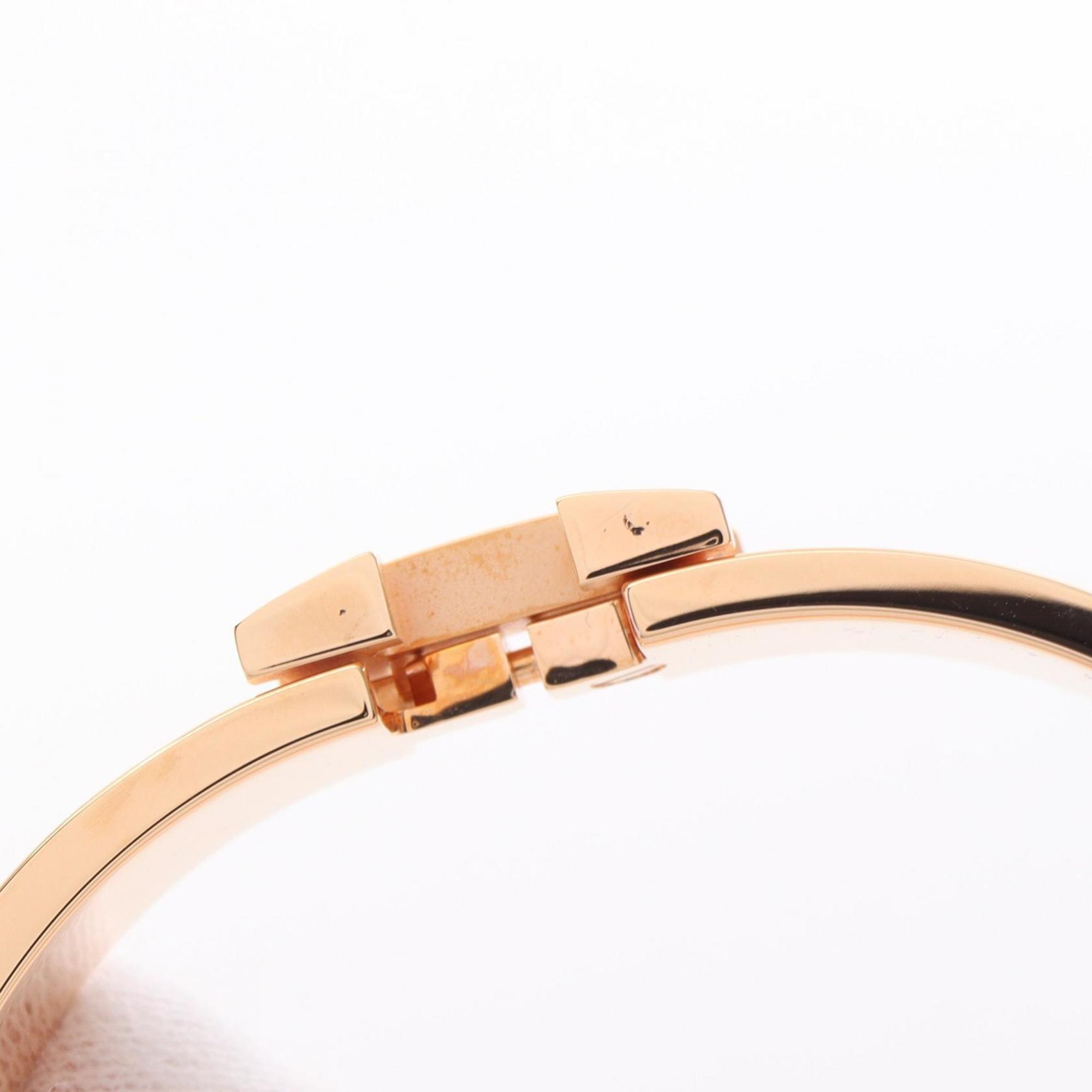 Hermes Click H Bangle GP (Gold Plated) Enamel Women's Gold Multicolor