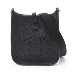 Hermes HERMES Evelyn Amazon TPM Shoulder Bag Taurillon Clemence Women's Black 069426CK