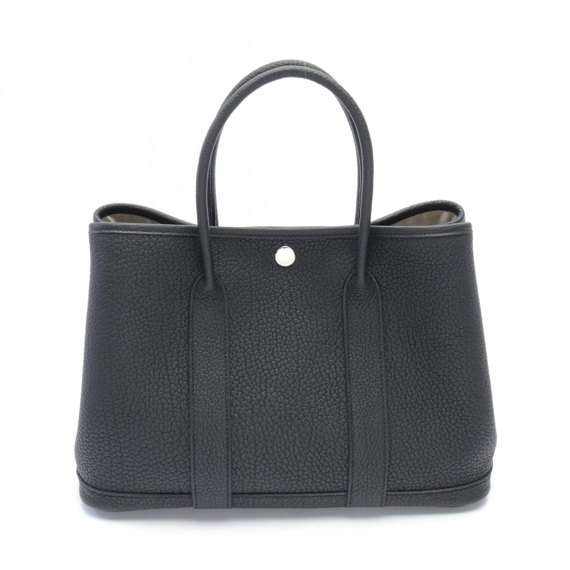 Hermes HERMES Garden TPM Tote Bag Negonda Women's Black