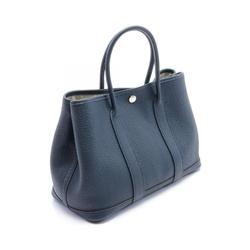 Hermes HERMES Garden TPM Tote Bag Taurillon Clemence Women's Navy