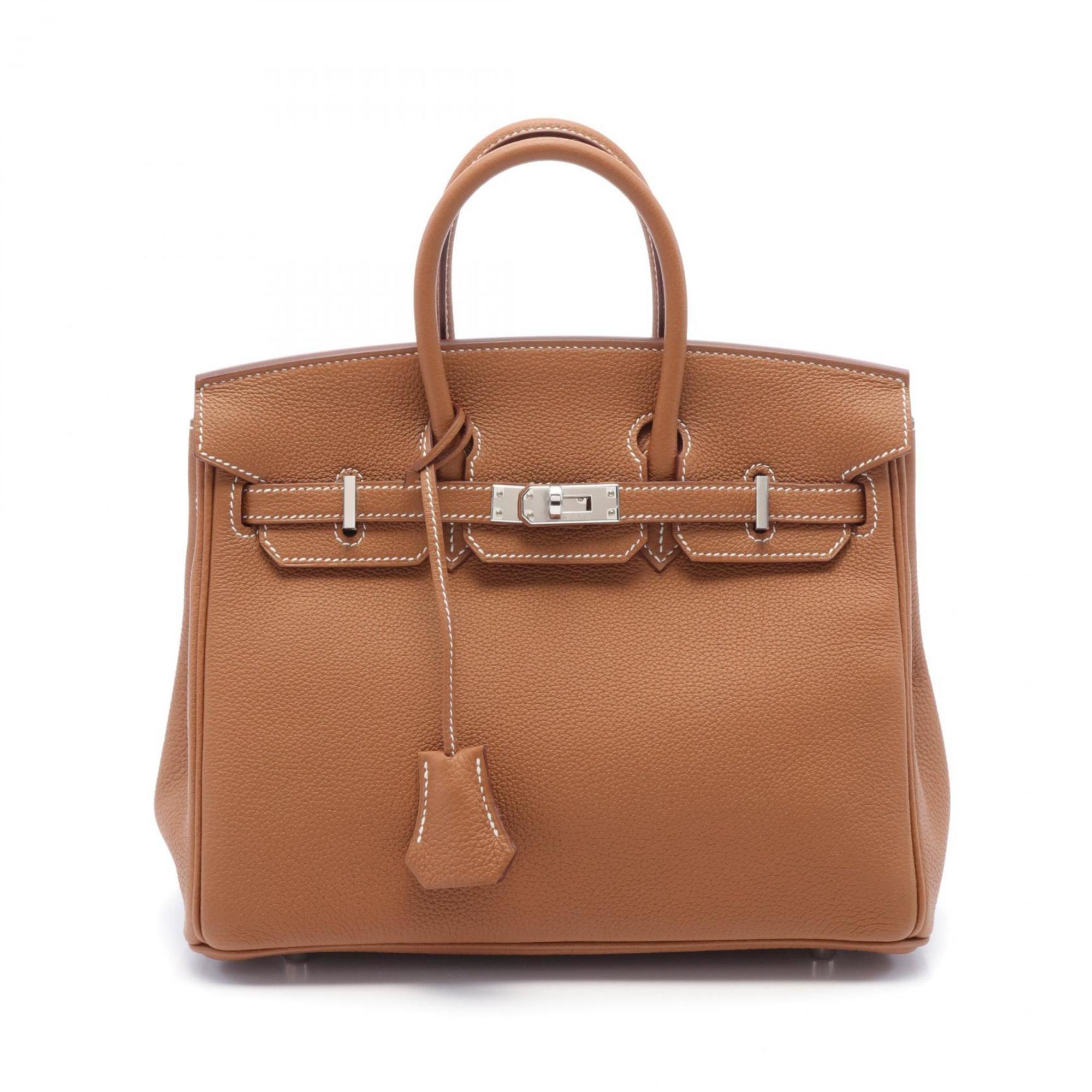 Hermes HERMES Birkin 25 Handbag Bag Togo Women's Brown