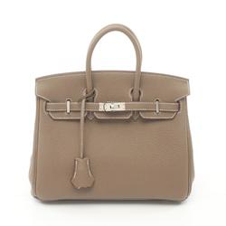 Hermes HERMES Birkin 25 Etoupe Handbag Bag Taurillon Clemence Women's Brown 041344CK