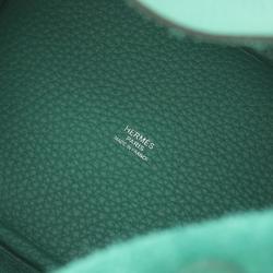 Hermes HERMES Picotin Lock PM Handbag Bag Taurillon Clemence Women's Green