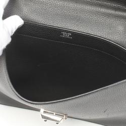 Hermes HERMES Sac a Depeche 27 Bag Epsom Leather Men's Black