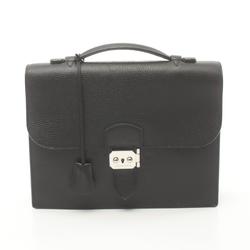 Hermes HERMES Sac a Depeche 27 Bag Epsom Leather Men's Black