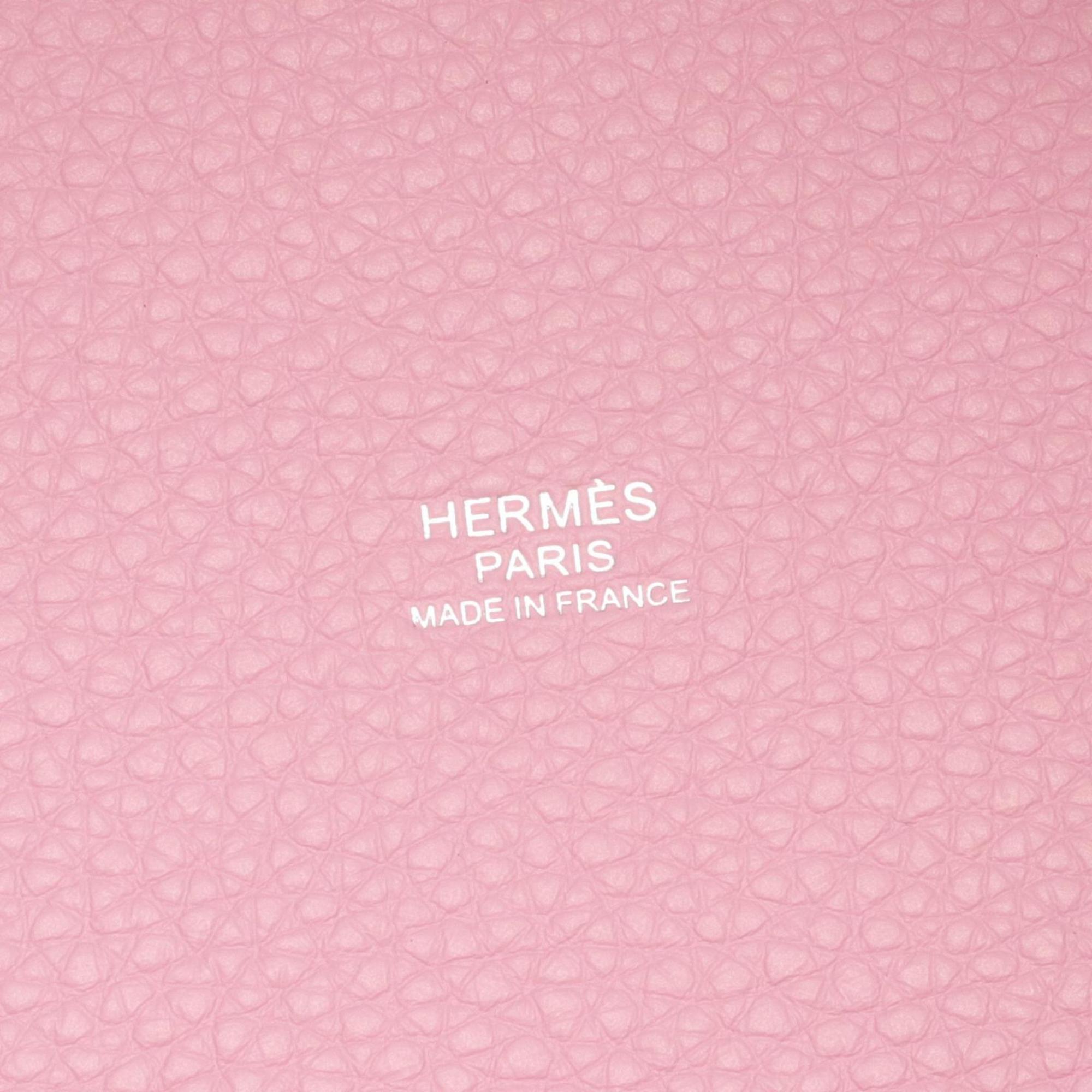 Hermes HERMES Picotin Lock PM Handbag Bag Taurillon Clemence Women's Pink