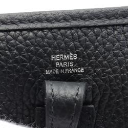 Hermes HERMES Evelyn TPM Shoulder Bag Taurillon Clemence Women's Black