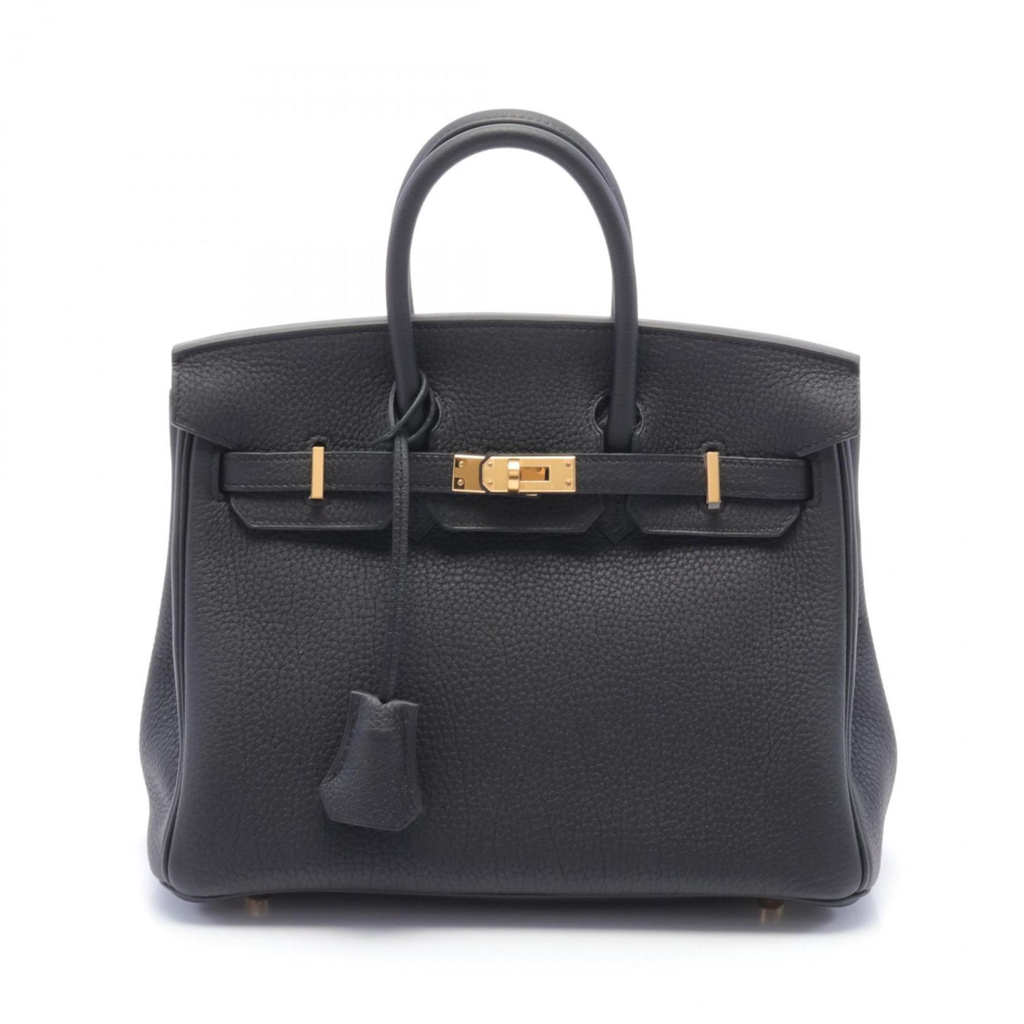 Hermes HERMES Birkin 25 Handbag Bag Togo Women's Black