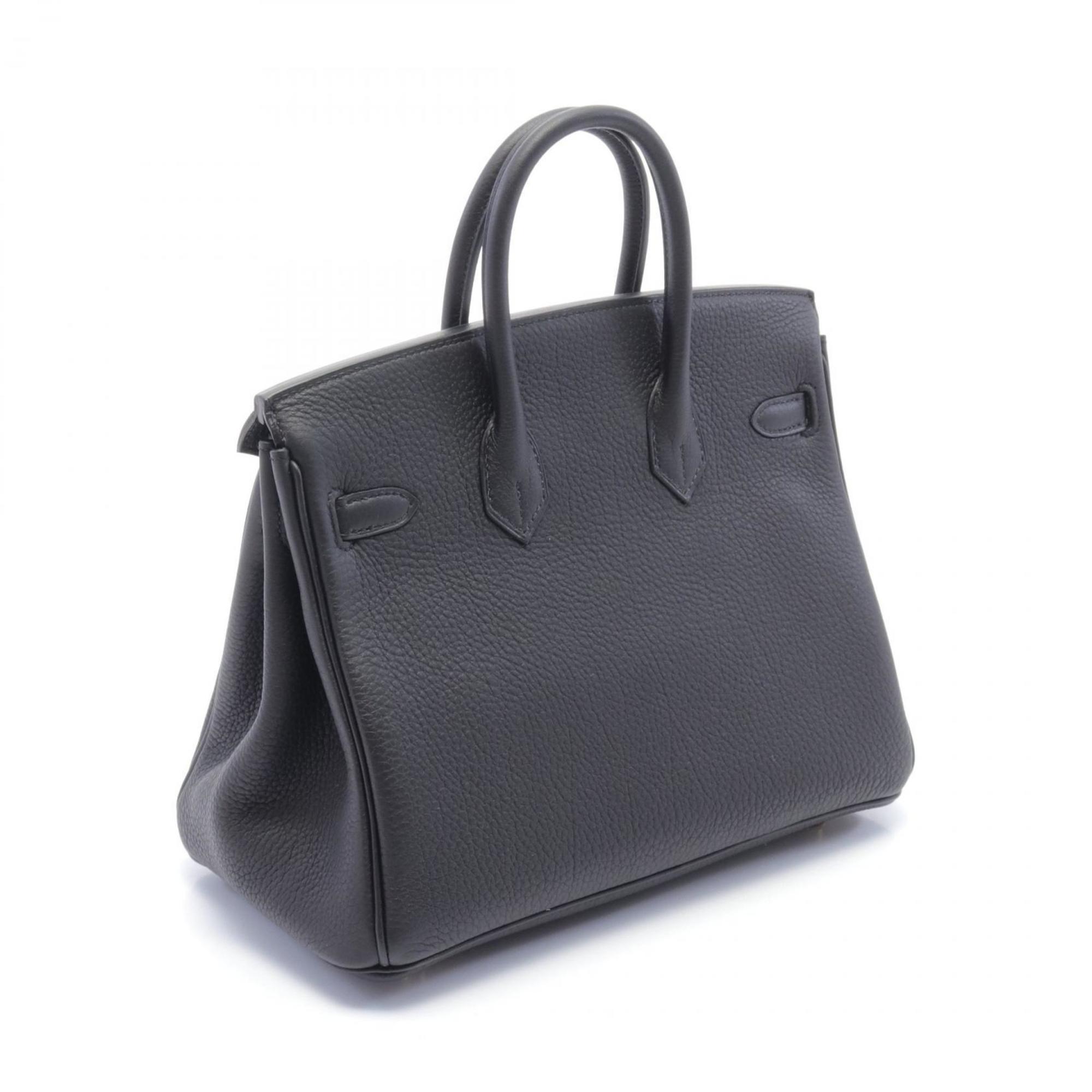 Hermes HERMES Birkin 25 Handbag Bag Togo Women's Black