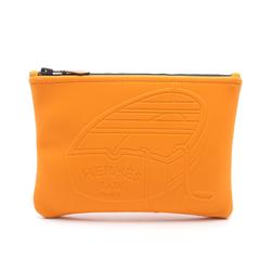 Hermes Neoban PM Thalassa Pouch Bag Neoprene Women's Orange