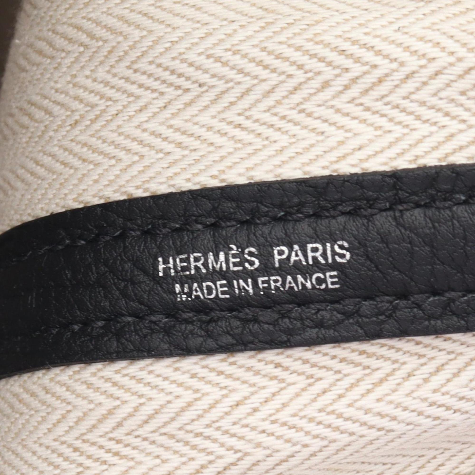 Hermes HERMES Garden TPM Handbag Bag Negonda Women's Black