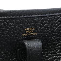 Hermes HERMES Evelyn TPM Amazon Shoulder Bag Taurillon Clemence Women's Black