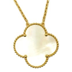 Van Cleef & Arpels Magic Alhambra Shell 11 Motif Necklace K18 (Yellow Gold) Women's White VCARD79500