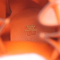 Hermes HERMES Vespa Pouch Bag Chevre Ladies Orange