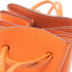 Hermes HERMES Vespa Pouch Bag Chevre Ladies Orange