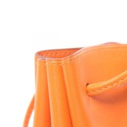 Hermes HERMES Vespa Pouch Bag Chevre Ladies Orange