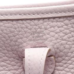 Hermes HERMES Evelyn TPM Shoulder Bag Taurillon Clemence Women's Pink