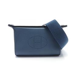 Hermes HERMES Vide Poche Shoulder Bag Togo Men's Navy