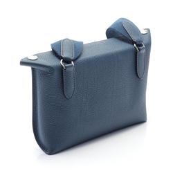 Hermes HERMES Vide Poche Shoulder Bag Togo Men's Navy