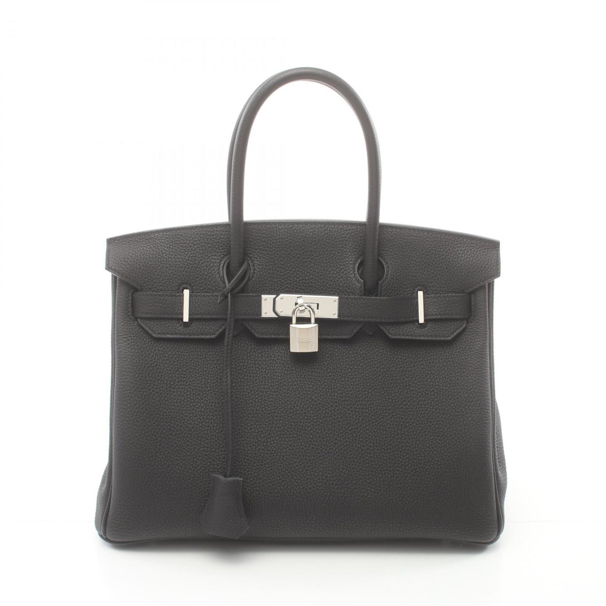 Hermes HERMES Birkin 30 Handbag Bag Togo Women's Black Z Stamp SIL Hardware