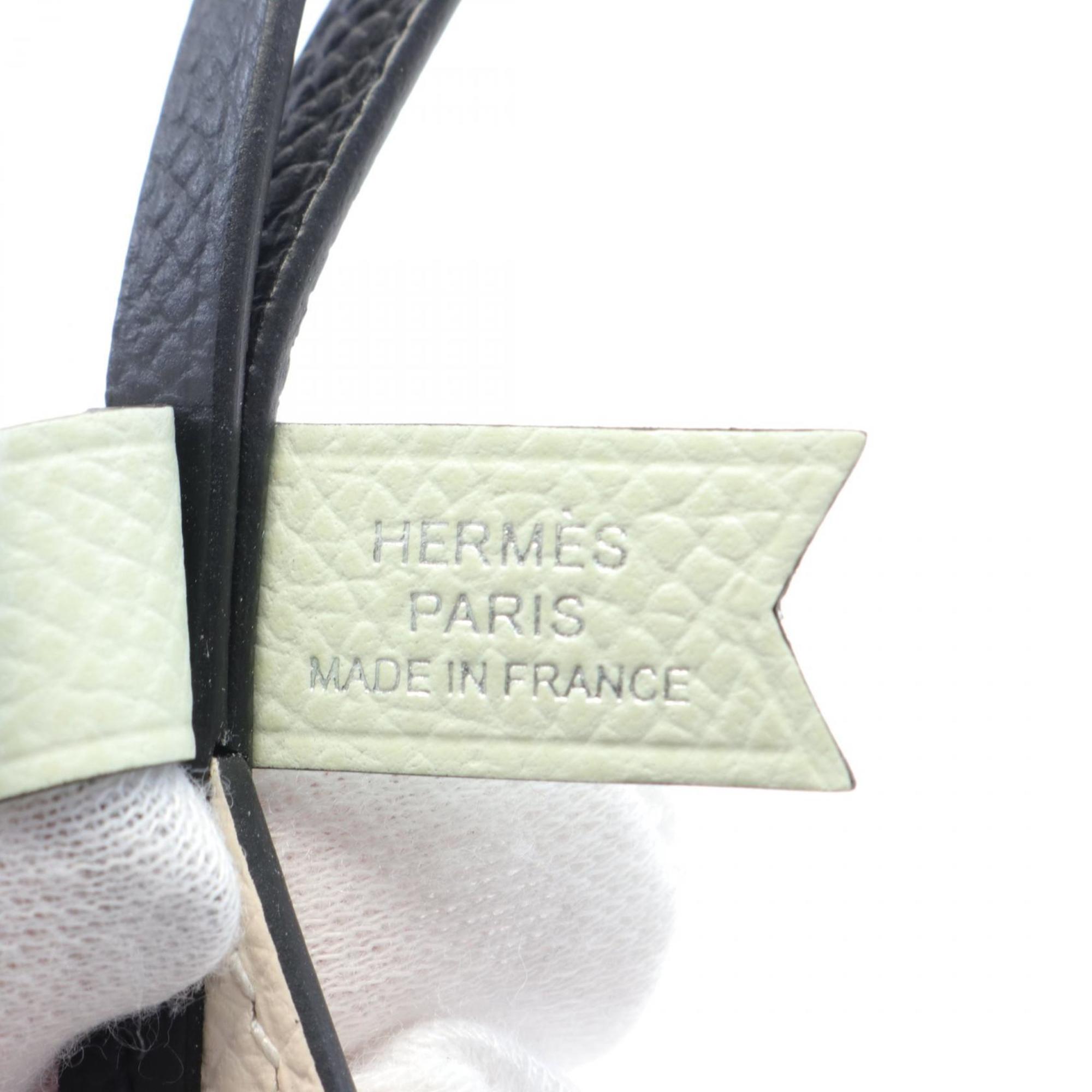 Hermes HERMES Sail 24 Charm Epsom Leather Vau Barenia Women's White Blue Multicolor