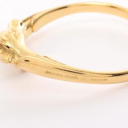 Hermes Cheval Horse Bangle GP (Gold Plated) Women's Gold