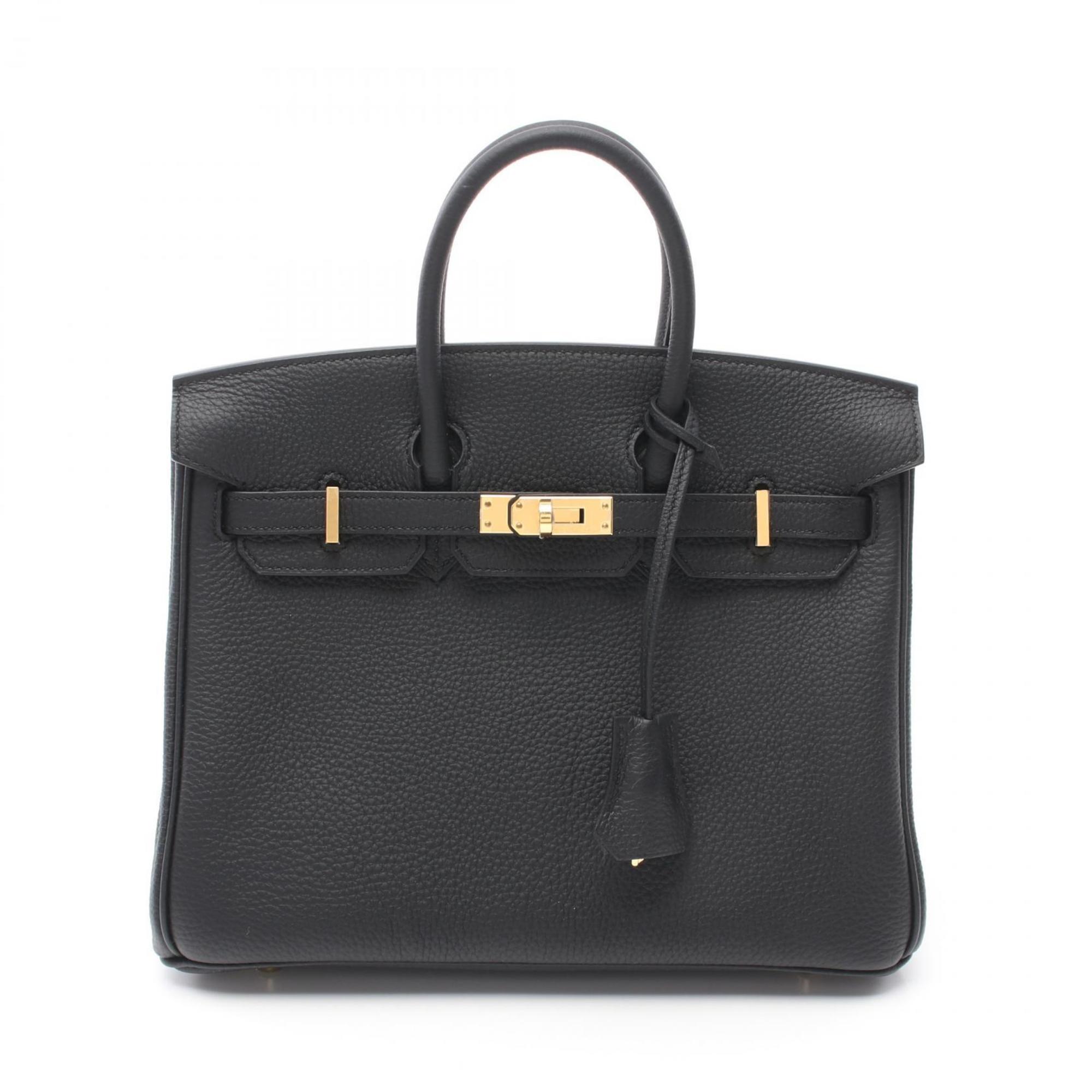 Hermes HERMES Birkin 25 Handbag Bag Togo Women's Black 041344CC