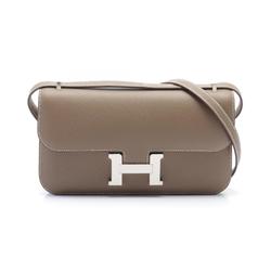 Hermes HERMES Constance Elan Shoulder Bag Epsom Leather Women's Brown