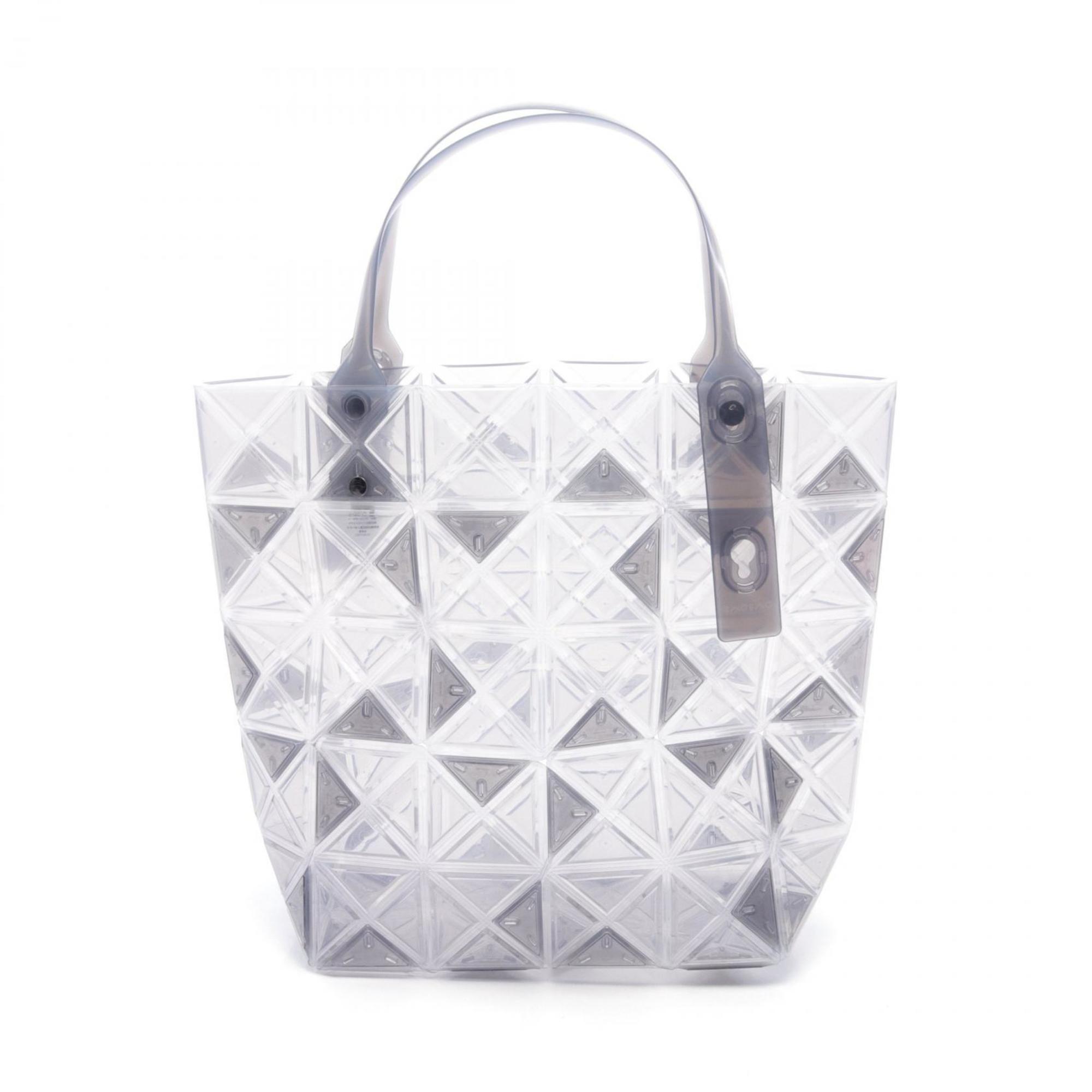 ISSEY MIYAKE DAZZLE Tote Bag Polypropylene Women's Gray Clear