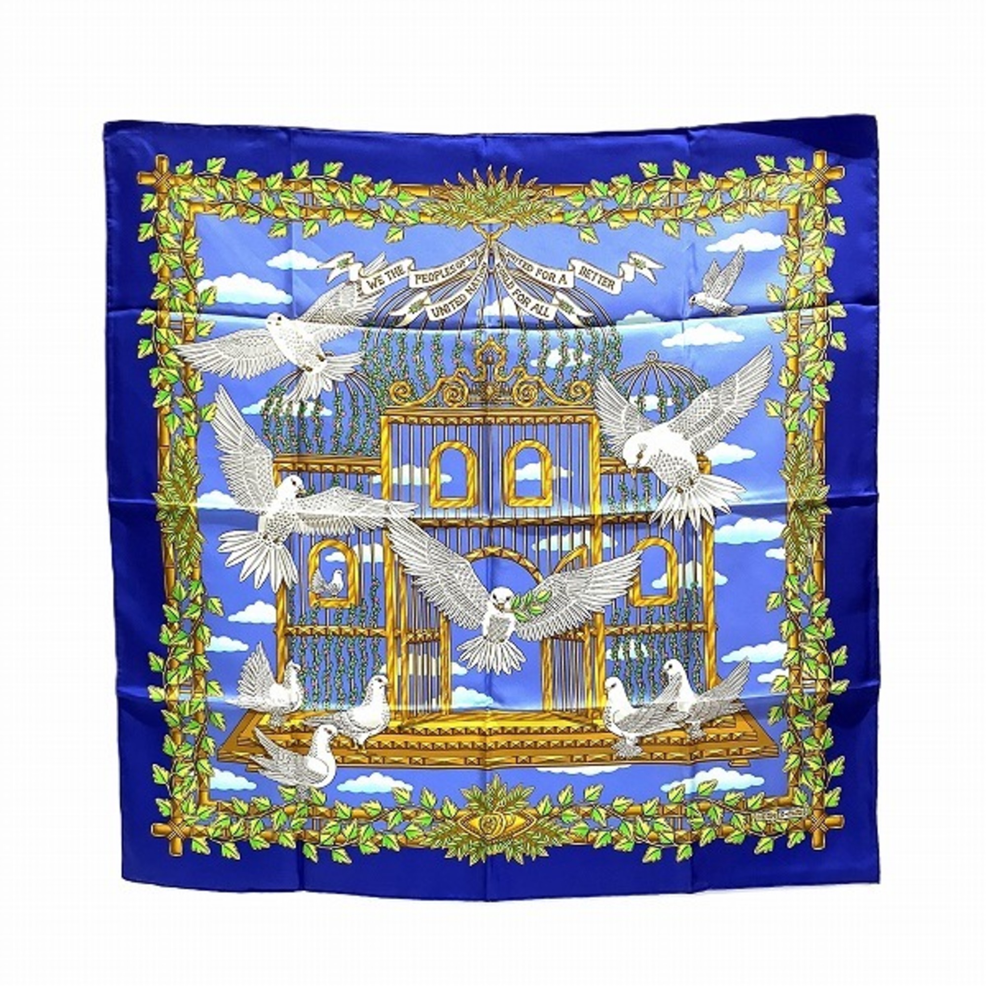 Hermes Carre 90 Birdcage Accessory Scarf Women's