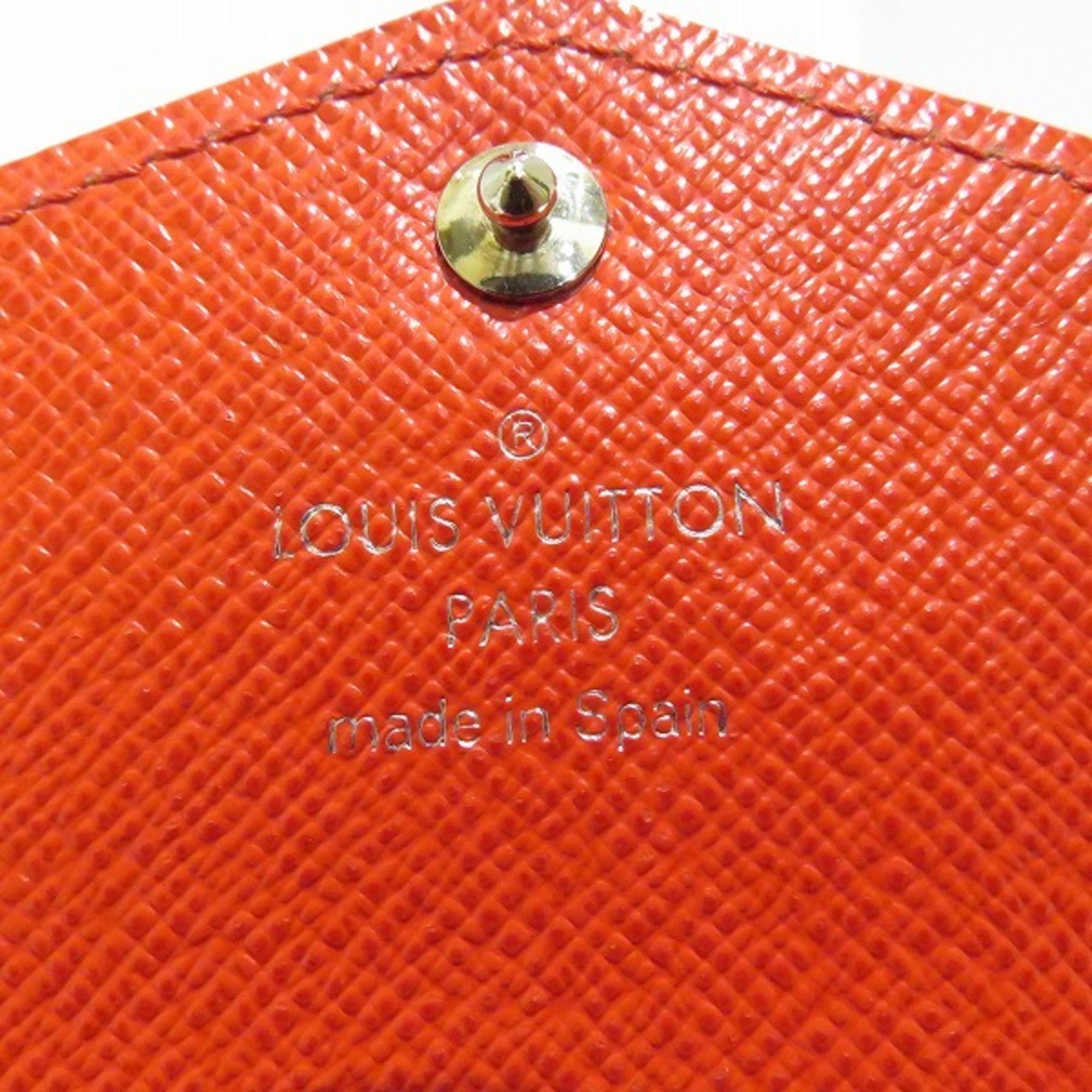 Louis Vuitton Epi Portefeuille Sarah Coquelicot M60723 Wallet Long Women's