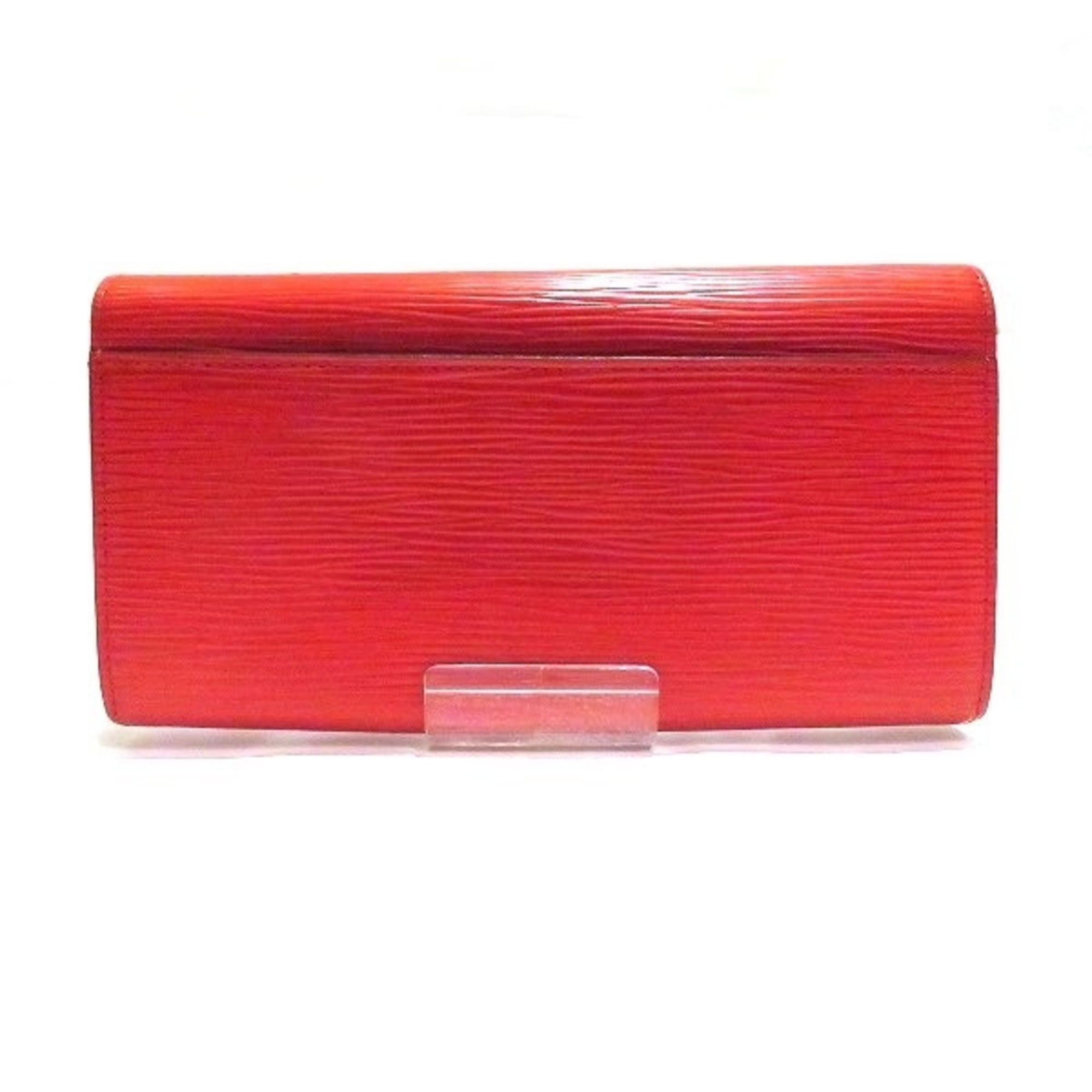 Louis Vuitton Epi Portefeuille Sarah Coquelicot M60723 Wallet Long Women's