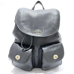 Coach Billy F37410 Pebbled Leather Backpack Women's Bag