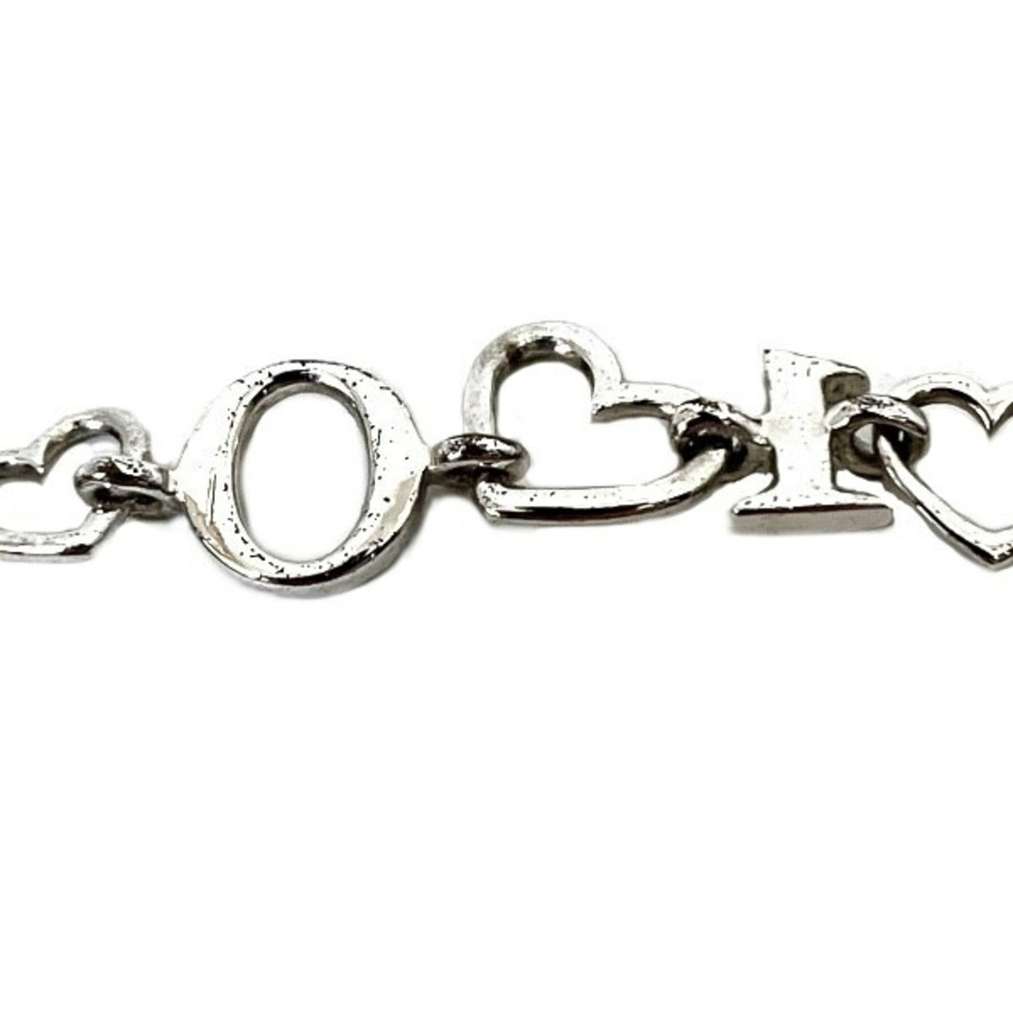 Christian Dior Dior Heart Bracelet Crystal Accessory Women's