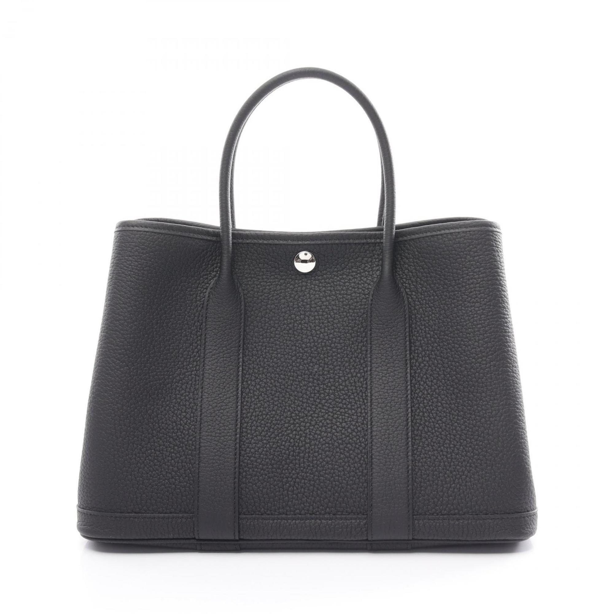 Hermes HERMES Garden TPM Tote Bag Negonda Women's Black