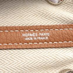 Hermes HERMES Garden TPM Gold Tote Bag Negonda Women's Brown