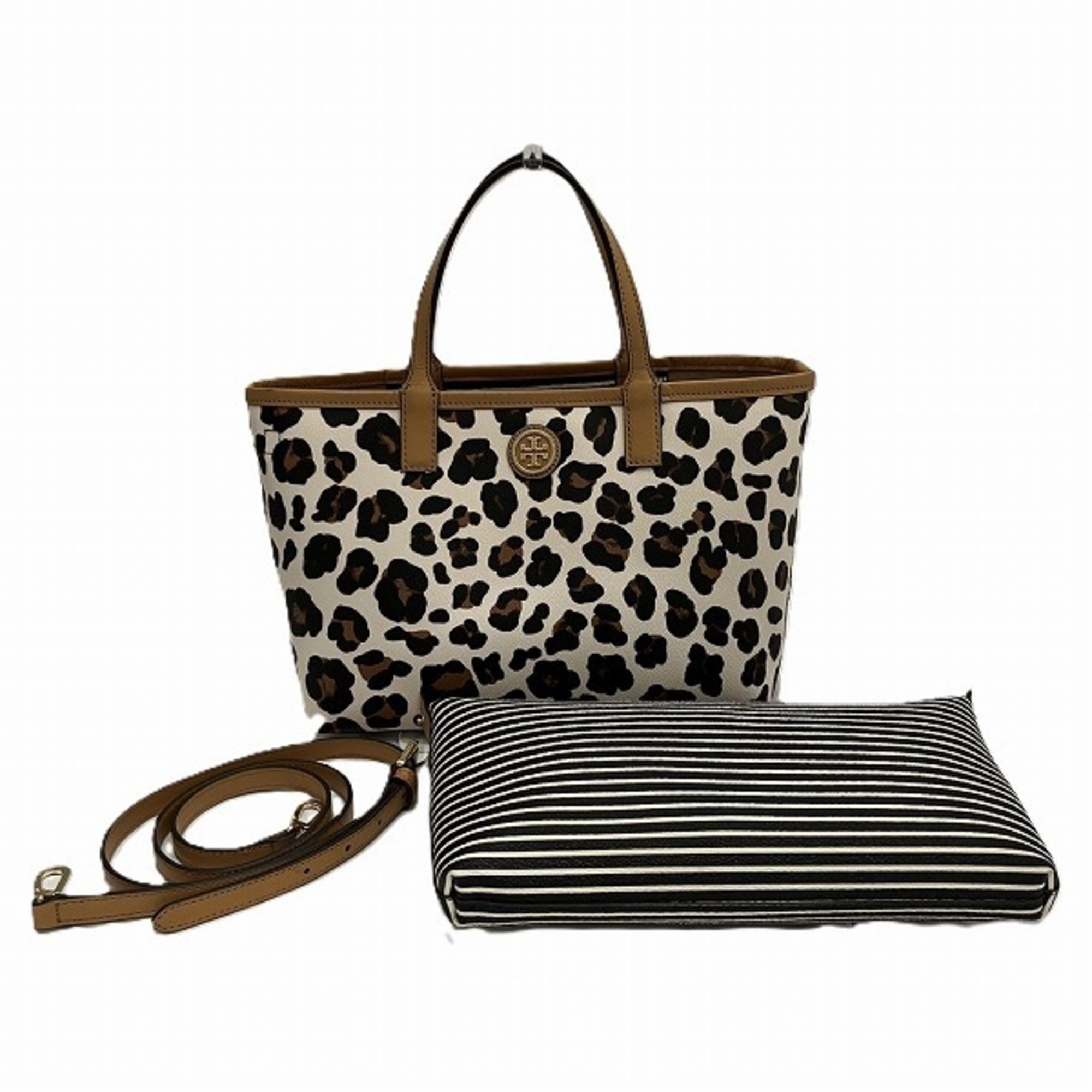 Tory Burch Leopard Bag Handbag Shoulder Women's