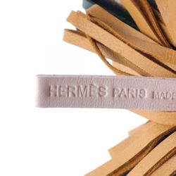 HERMES Carmen Mauve Pale Vert Chypre Sesame Keychain Anjou Miro Women's Pink Green Brown