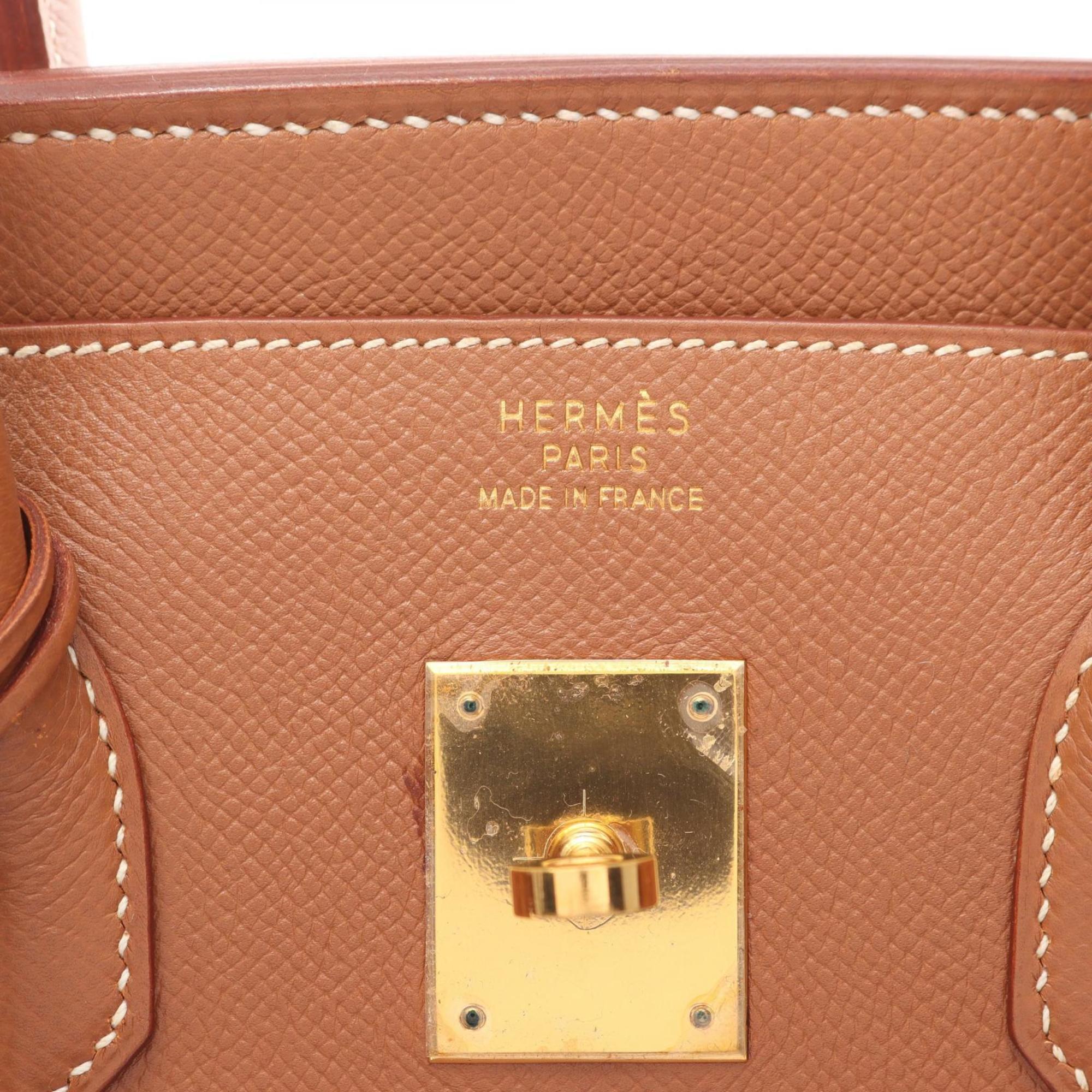 Hermes HERMES Birkin 35 Handbag Bag Cushvel Women's Brown