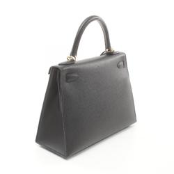 Hermes HERMES Kelly 28 Handbag Bag Epsom Leather Women's Black