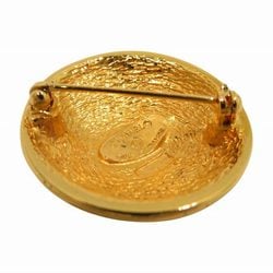 CHANEL Matelasse Coco Mark Round Accessory Brooch for Women