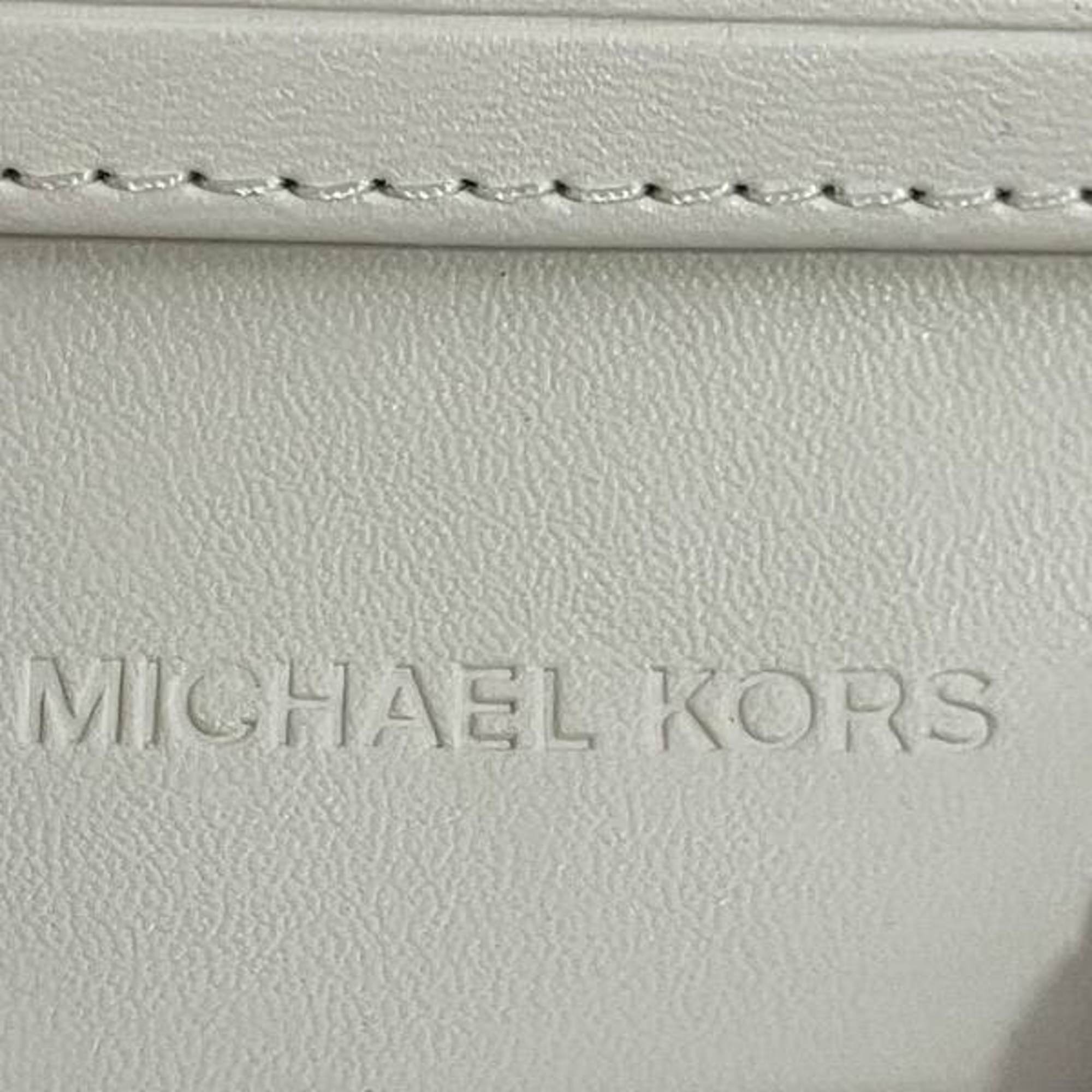 Michael Kors Wallets & Coin Cases White Leather Chain Women's