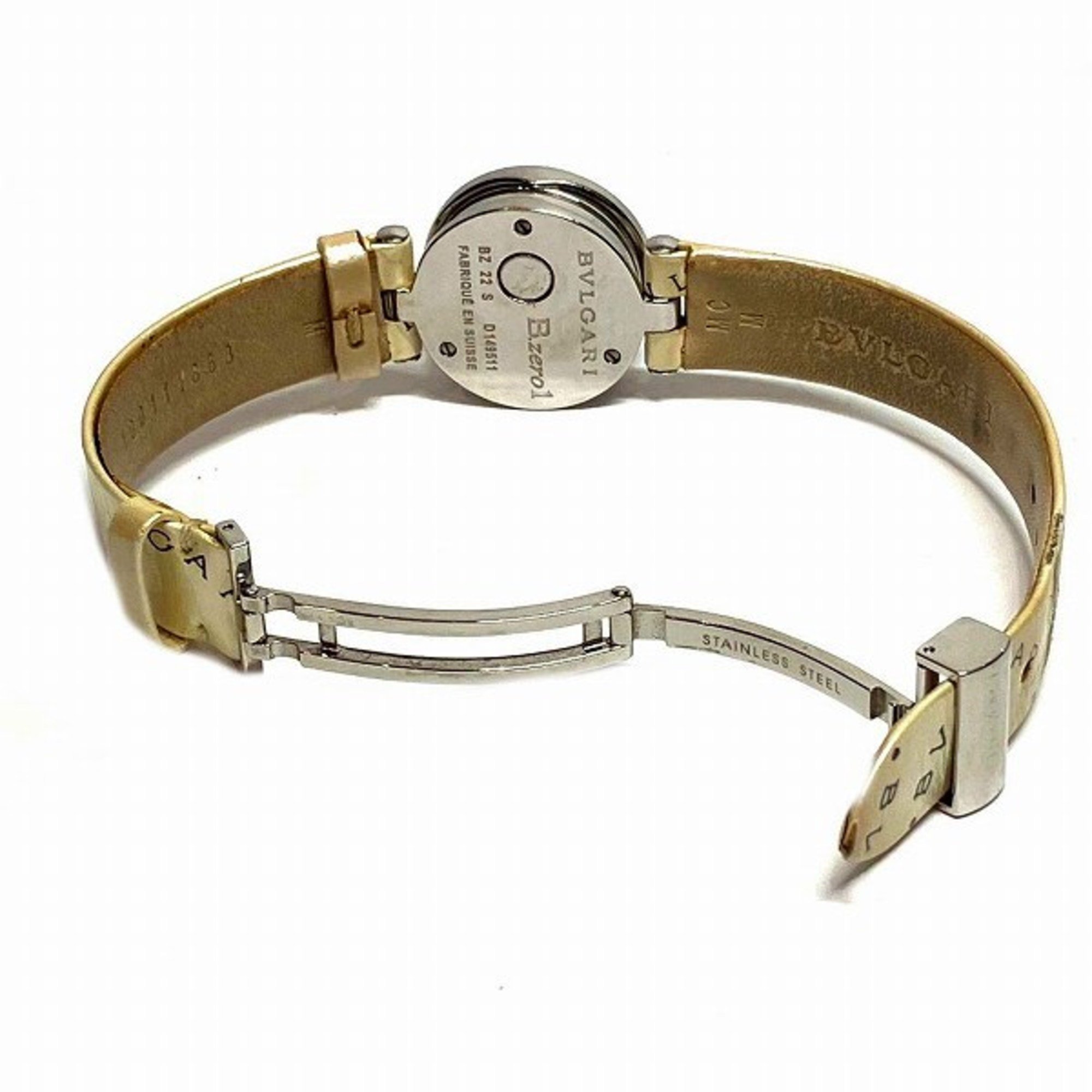 BVLGARI B.Zero1 12P Diamond BZ22S Quartz Watch Women's