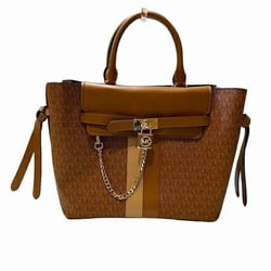 Michael Kors MK Signature Belted Satchel Large 30S2G9HS7B Bags Handbags Shoulder Women's