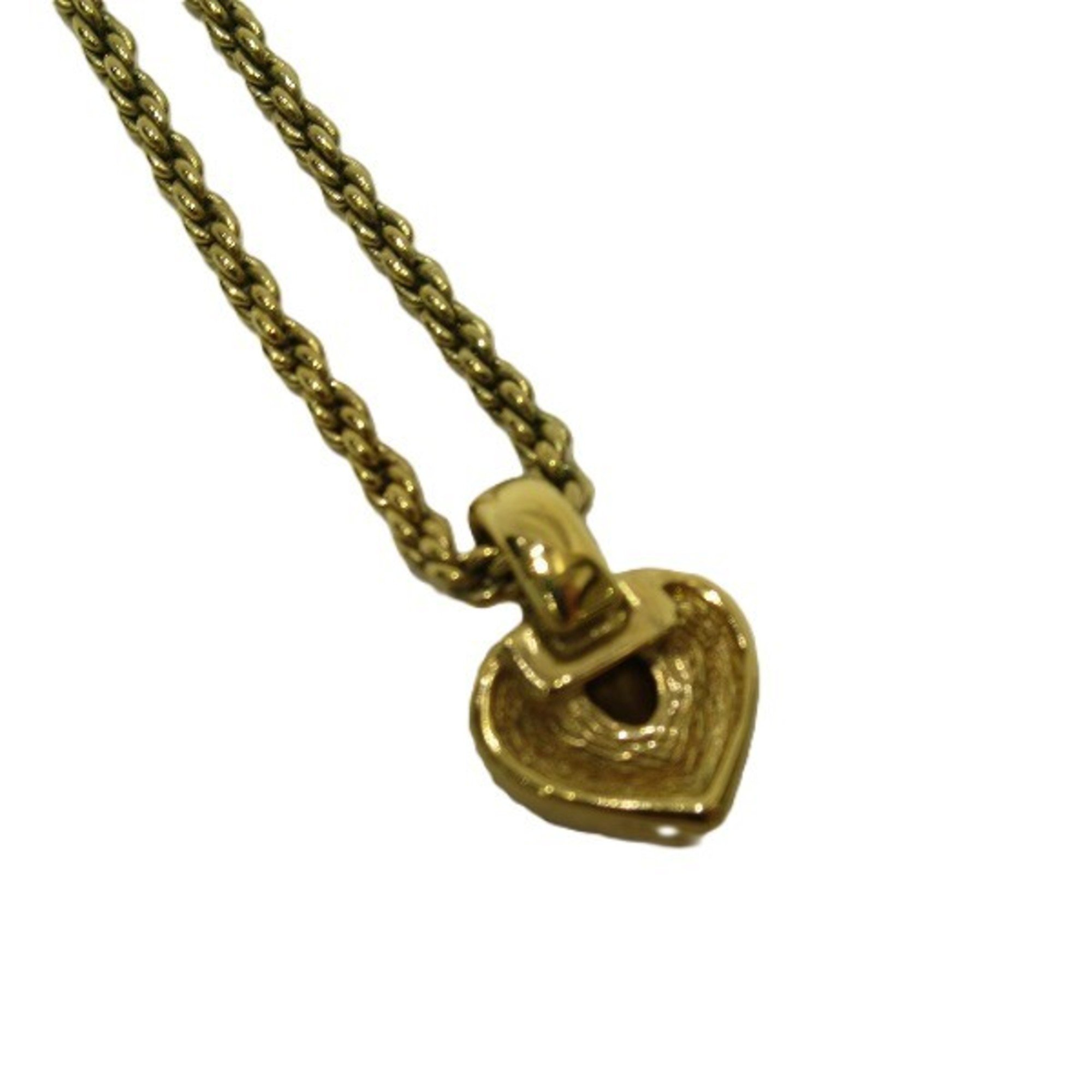 Christian Dior Dior Heart Gold Necklace Accessories Women