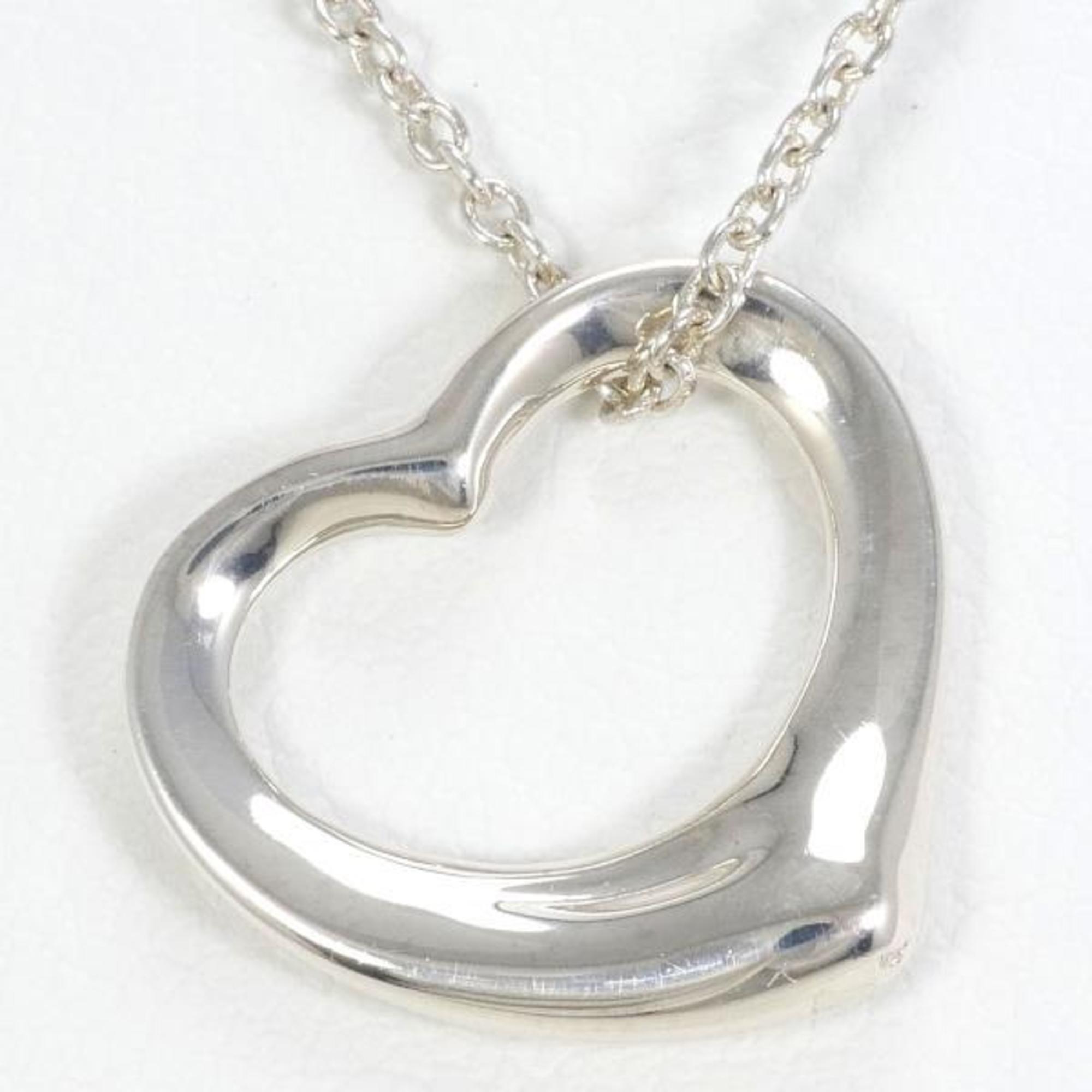 Tiffany Heart Silver Necklace Total weight approx. 2.5g Approx. 41cm