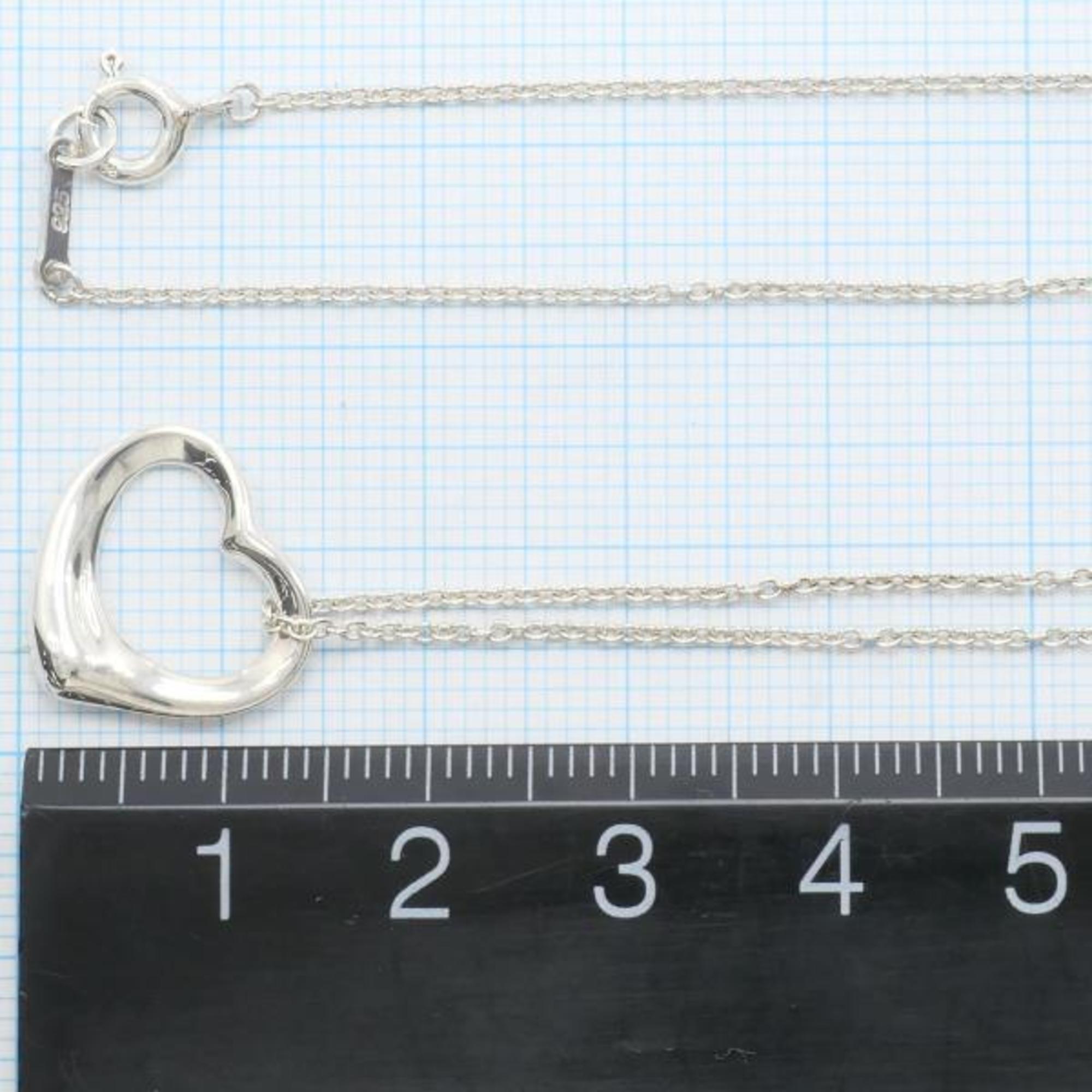 Tiffany Heart Silver Necklace Total weight approx. 2.5g Approx. 41cm