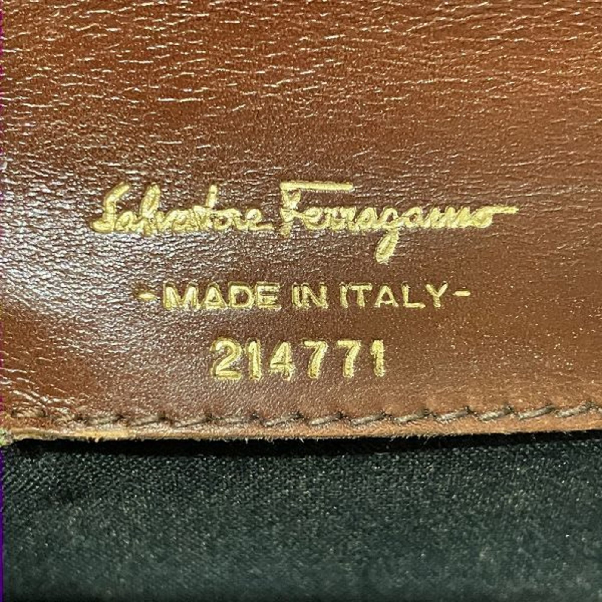 Salvatore Ferragamo Ferragamo Gancini 214771 Bag Micro Shoulder Women's