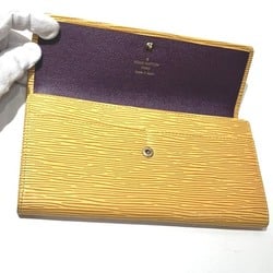 Louis Vuitton Epi Pochette Portemonnay Credit M63579 Long Wallet Bi-fold for Women