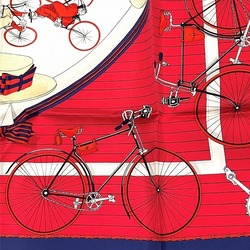 Hermes Carre 90 Bicycle Accessories Scarf Women